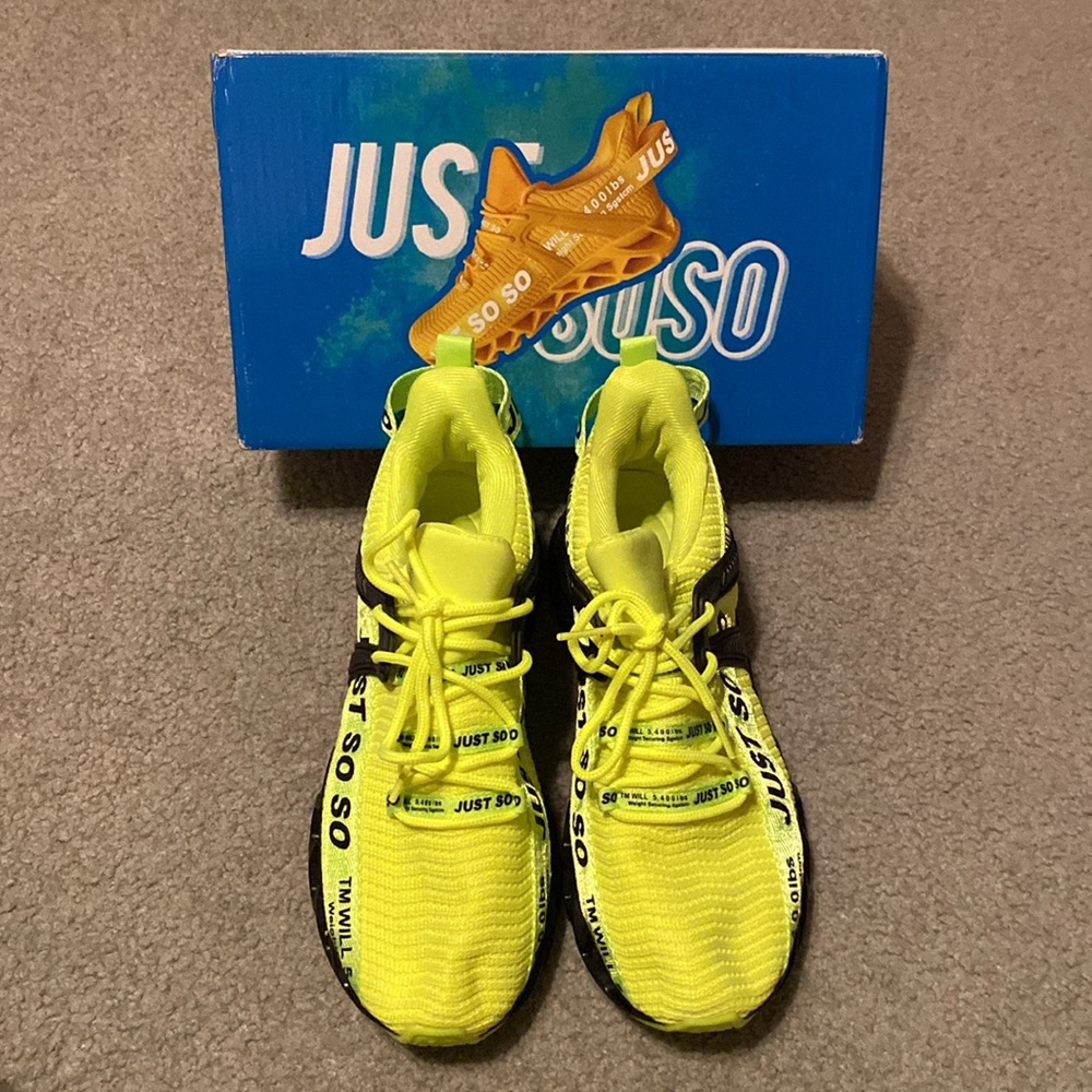 Just So So Neon Yellow Sneakers